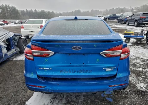 2020 Ford Fusion Titanium from USA, damaged, VIN 3FA6P0D90LR116856